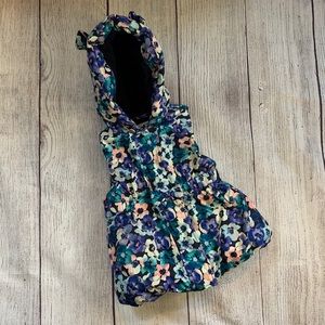 Gymboree Floral Puffy Vest Size 3T